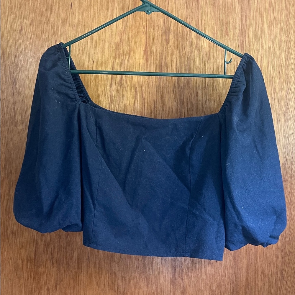 💙 Women's Navy Crop Top XL 💙